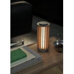 &Tradition Numbra TY3 portable lamp, tumbled aluminium - lacquered oak, view 6