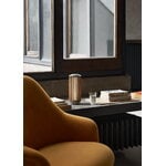 &Tradition Numbra TY3 portable lamp, tumbled aluminium - lacquered oak, view 13