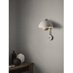 &Tradition Lampada da parete Flowerpot VP8, grigio chiaro opaco