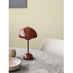 &Tradition Flowerpot VP9 portable table lamp, red brown