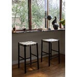 &Tradition Tabouret de bar Betty TK7, 66 cm, noir - sangle naturelle