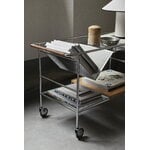 &Tradition Alima NDS1 trolley, chrome - lacquered oak