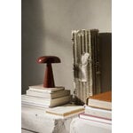 &Tradition Como SC53 portable table lamp, red brown