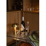 &Tradition Alima NDS1 trolley, chrome - lacquered walnut