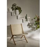 &Tradition X HM10 lounge chair, oak with walnut insert - natural