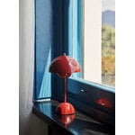 &Tradition Lampe de table portable Flowerpot VP9, rouge vermillon