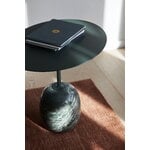 &Tradition Table basse Lato LN9, vert foncé - marbre Verde Alpi
