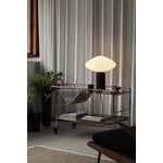 &Tradition Alima NDS1 trolley, chrome - lacquered walnut