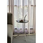 &Tradition Halten SH9 side table, smoked glass - stainless steel
