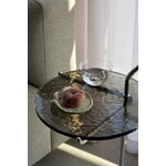 &Tradition Halten SH9 sidobord, rökfärgat glas - rostfritt stål