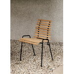 &Tradition Sedia da terrazzo RFH RD4, nero - teak