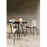 &Tradition Sedia da terrazzo RFH RD4, nero - teak