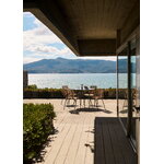 &Tradition RFH RD4, terrassstol, svart - teak