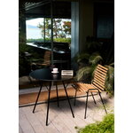 &Tradition RFH RD5 terrace table, 75 cm, black - black laminate