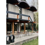 &Tradition RFH RD5 Terrassentisch, 75 cm, schwarz - schwarzes Laminat