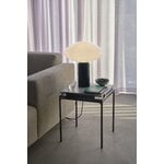 &Tradition Mist table lamp AP17, Guatemala Verde marble - opal glass