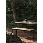 &Tradition Table Ville AV26, 220 x 90 cm, teck - noir chaud