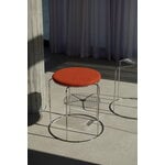 &Tradition Wire Stool VP11 seat pad, Hallingdal 600 red