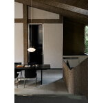 &Tradition Kape IF7 chaise, aluminium poli - cuir Noble noir, image décorative