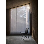 &Tradition Kape IF7 chaise, aluminium poli - cuir Noble noir, image décorative