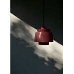 &Tradition Utzon pendant JU1, azul acero, burdeos oscuro, imagen de decoración