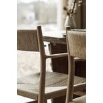 Brdr. Krüger ARV dining chair with armrest, oiled oak - papercord, decoration image