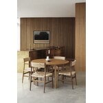 Brdr. Krüger ARV dining table, 120 cm, fumed oak, decoration image