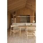 Brdr. Krüger ARV dining chair with armrest, oiled oak - papercord, decoration image