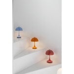 Louis Poulsen Panthella 160 Tragbare Metal V2 Tischlampe, orange