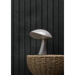 Louis Poulsen Rumee 220 portable table lamp, earth grey, decoration image