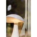 Louis Poulsen Rumee 220 lampe de table portable, blanc nuage, image décorative