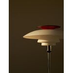 Louis Poulsen PH 80 portable table lamp, opal white - high lustre chrome plated, decoration image
