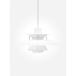 Louis Poulsen PH 5 320 Opal lampada a sospensione, bianco opale, vista 32