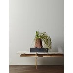 Karimoku Case N-CT01 coffee table, 48,5 x 150 cm, lacquered oak - marble, decoration image