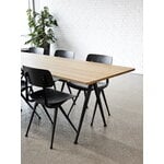 HAY Pyramid 02 table, 190 x 85 cm, black - lacquered solid oak, decoration image