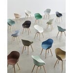 HAY About A Chair AAC22, concrete grey 2.0 - lacquered oak