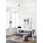 Northern Daybe sofa bed, black metal - light grey Brusvik 02