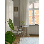 Eberhart Furniture Aldric cafébord, 80 cm, ljus betong - ljus ek