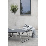 Fiam Amigo Outdoor sunbed, chrome - black, foldable, decoration image