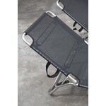 Fiam Amigo Outdoor sunbed, chrome - black, foldable, decoration image
