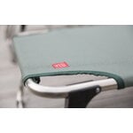 Fiam Amigo Outdoor sunbed, chrome - sage green, foldable, decoration image