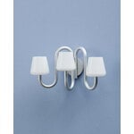 HAY Apollo wall sconce, white opal glass
