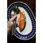 Arabia 24h Tuokio oval plate, 22 x 32 cm, cobolt blue, view 4