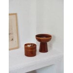 Arabia Kirnu treasure jar, 11 x 10 cm, glossy brown, decoration image