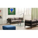 HAY Kofi sohvapöytä 140 x 50 cm, mustaksi lak. tammi - harmaa lasi