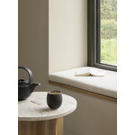 Karimoku Case N-ST01 side table, 50 x 50 cm, lacquered oak - marble, decoration image