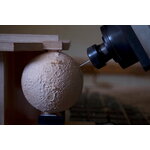 Architectmade Moon sculpture, 12 cm, maple - walnut, decoration image