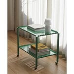 HAY Arcs trolley, low, jade green, decoration image