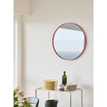 HAY Arcs Mirror round, red