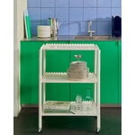 HAY Carrello Arcs, alto, bianco guscio d’uovo, immagine decorativa
